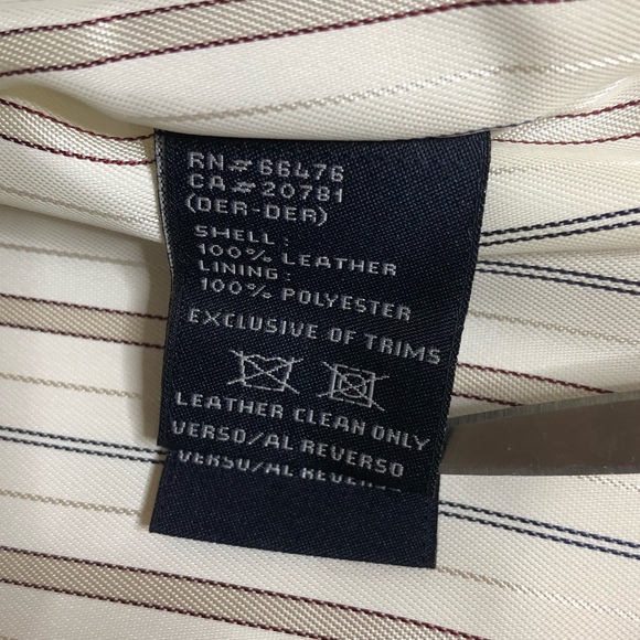 ❤️SOLD❤️ Tommy Hilfiger Genuine Leather Pants - Picture 7 of 8